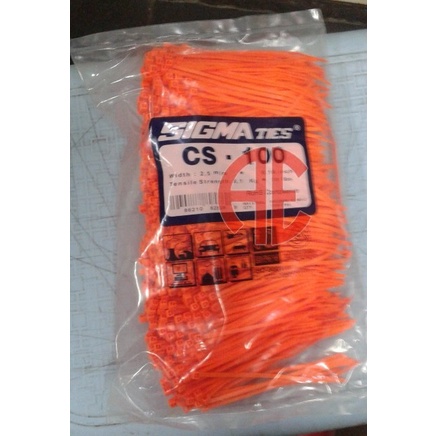 

Terbaru Kabel Ties / Cable Ties Sigma 10Cm Warna Orange Promo Terlaris