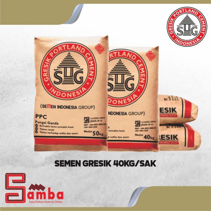 Terbaru Semen Gresik 40 Kg Harga / Sak Promo Terlaris