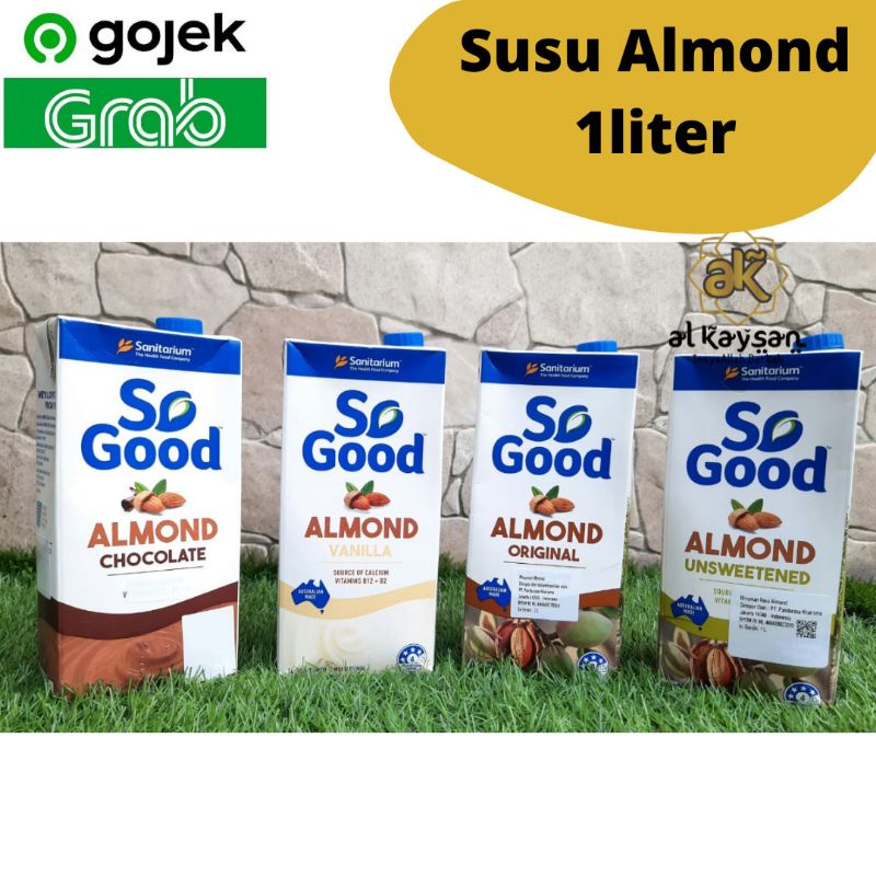 

Susu Almond So Good 1 Liter Semua Varian