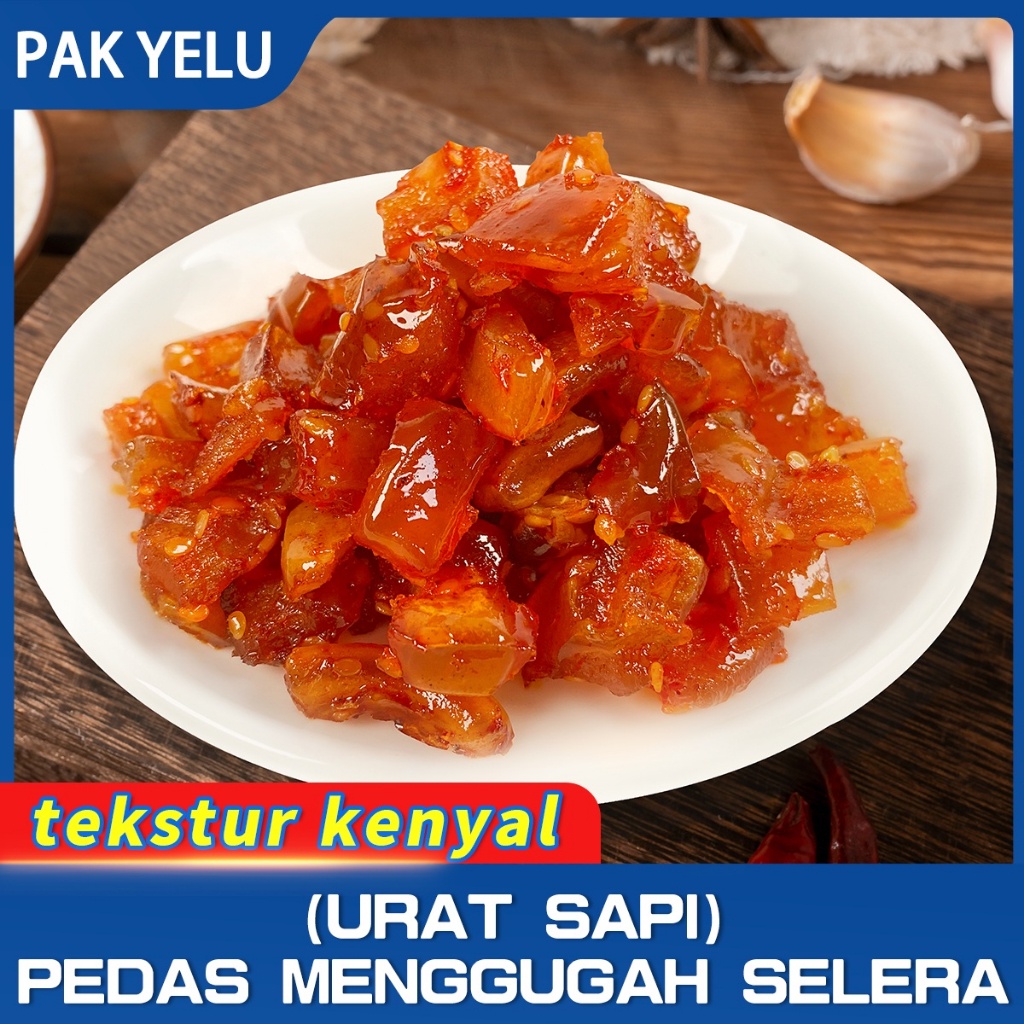 

Sna Urat Sapi Dalam Kemasan Individu, Produk Khas Cina, Rasa Saus Pedas, Celan Siap Saji