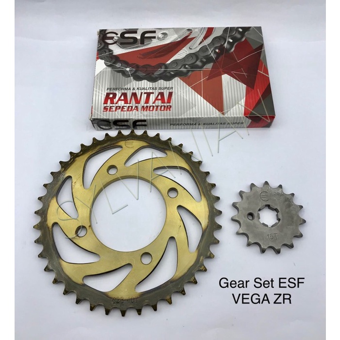 Gear Set - Gir Paket Vega Zr 428 Rantai H Esf