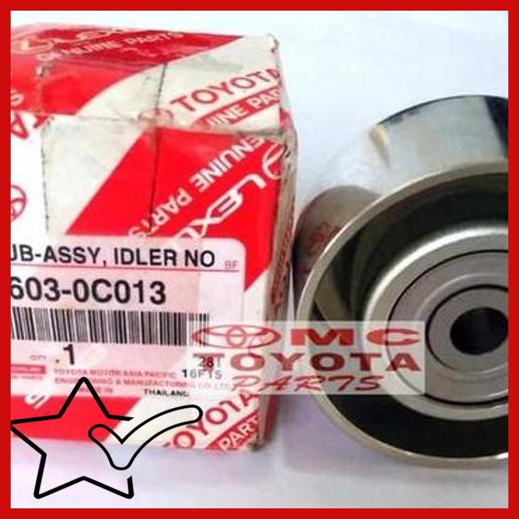 [MLB] PULLEY PULEY PULI POLI TENSIONER V BELT INNOVA INOVA FORTUNER HILUX 16603 0C013 ORIGINAL ASLI 