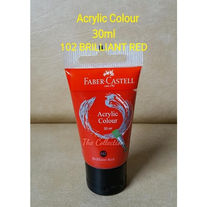 

ATK0389FC 30ml 102 Brilliant Red 183021 Cat Acrylic Faber Castell Draw