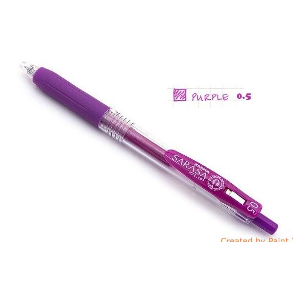 

ATK0275SR JJ15PU PURPLE 0.5 Pen Zebra Sarasa Clip Gel Ink polpen Ungu