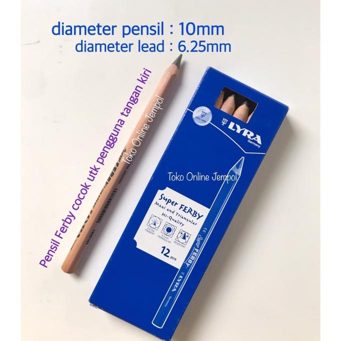 

ATK0767LR 10mm Super Ferby Graphit Lyra Pensil 1830101 Tangan Kidal