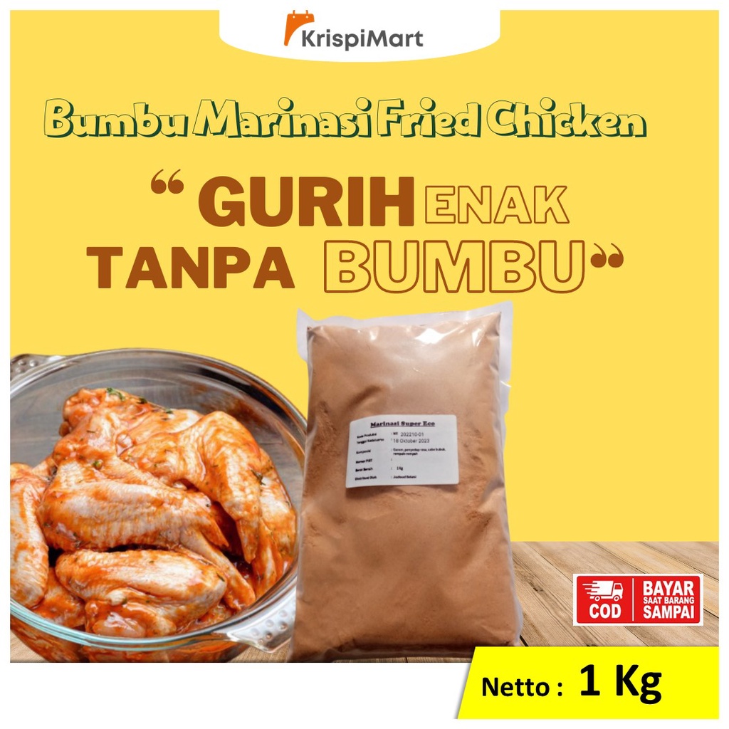 

Marinasi Bumbu Fried Chien 1 Kg