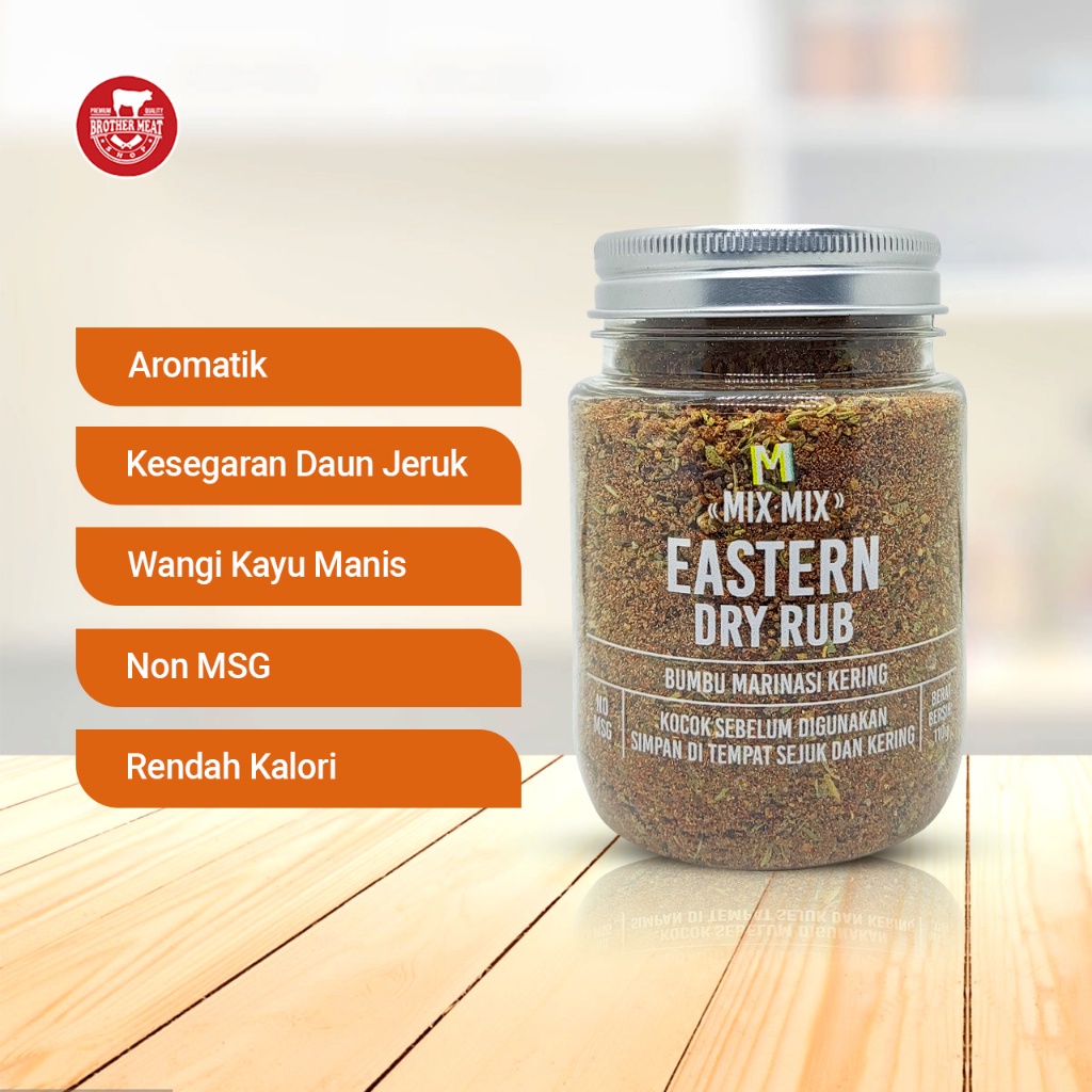 

X X Eastern Dry Rub, Bumbu Marinasi Kering / Tabur Serbaguna 110Gr