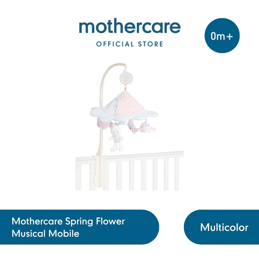 Mothercare Spring Flower Musical Mobile - Mainan Tempat Tidur Bayi (Pink)