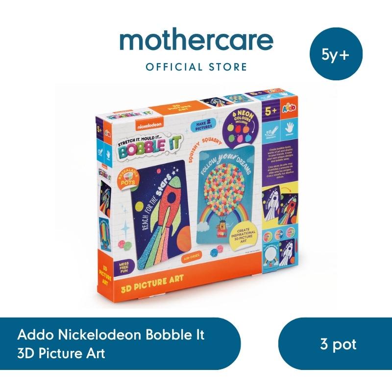 Addo Nickelodeon Bobble It 3D Picture Art - Mainan Seni Mewarnai Anak