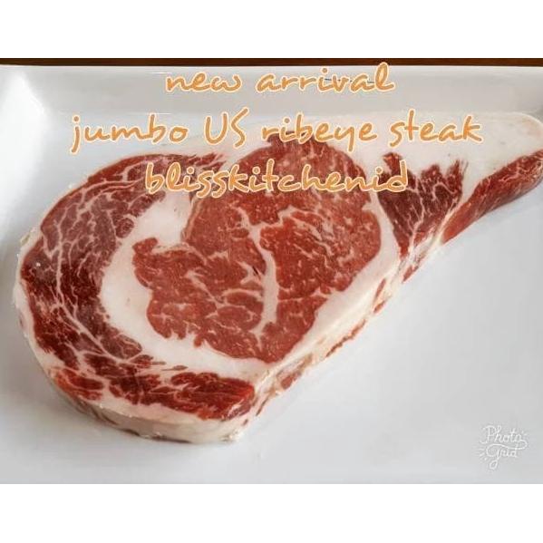 

Barang Terlaris !!! Us Black Angus Ribeye Choice Jumbo Beef Steak Lovloa