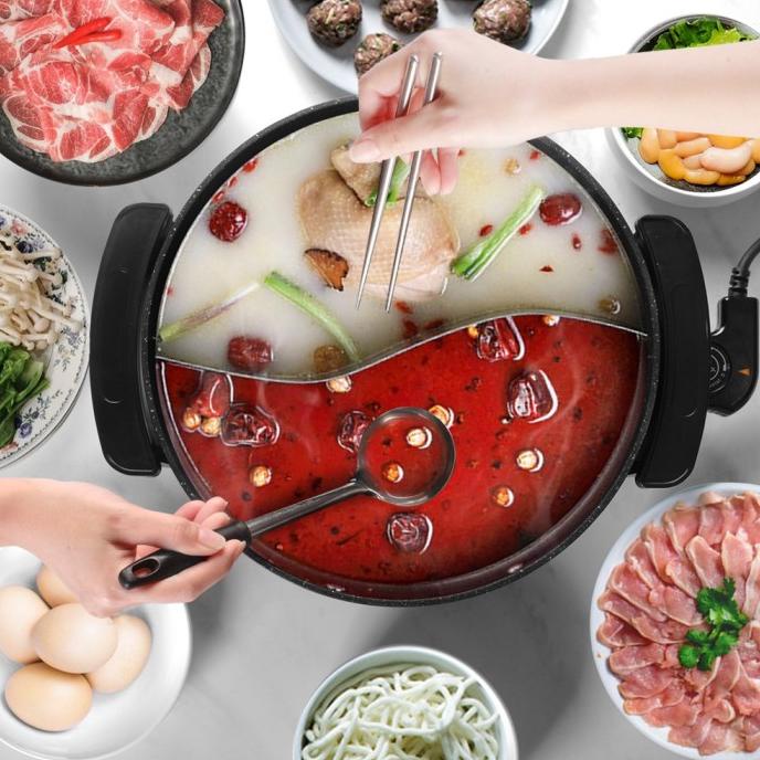 IDEALIFE - Electric Grill / Shabu - Panci Shabu Shabu Listrik IL-116A