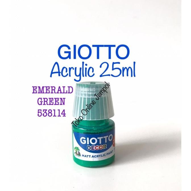 

25ml EMERALD GREEN Cat Acrylic Giotto 538114 Akrilik satuan ATK0968GT