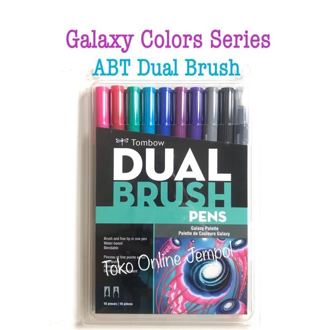 

Set Galaxy Palette Tombow ABT Dual Brush 56188 Marker Spidol ATK0856TW