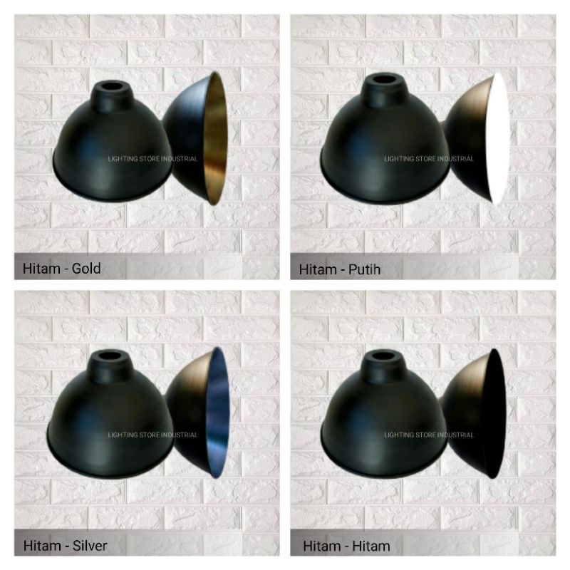 Kap lampu alumunium lampu industrial lampu gantung lampu barbershop