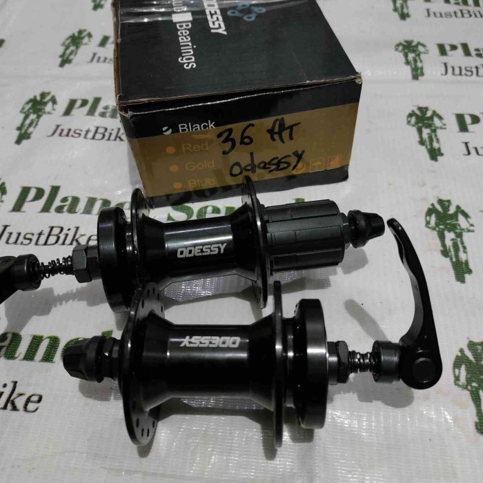Promo Hub Freehub Odessy 36H Hitam Jangkrik 8-9 Speed Disc Brake