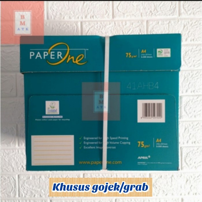 

Terbaru Kertas Hvs A4 75 / Paperone A4 75 Gr Promo Terlaris