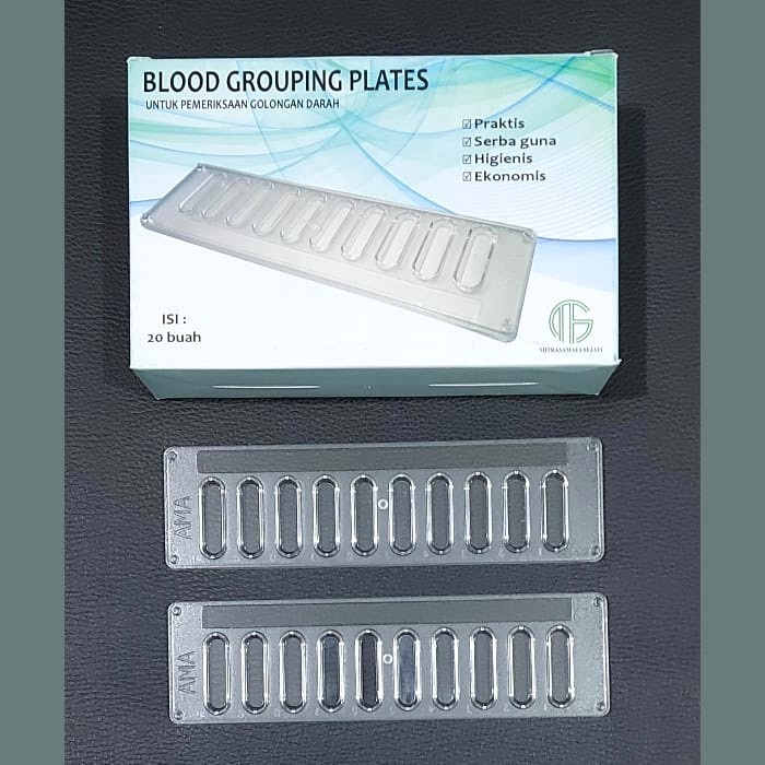 Ready BLOOD GROUPING PLATE 20's