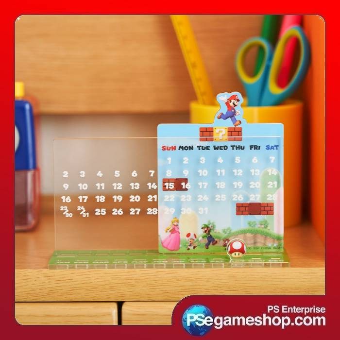 

Ichiban Kuji Super Mario Acrylic Calendar / Kalender Acrylic