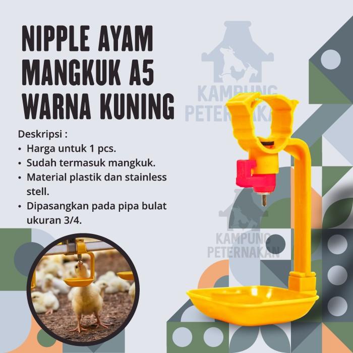 Nipple Nipel Nipple Ayam Mangkuk Mangkok Kuning