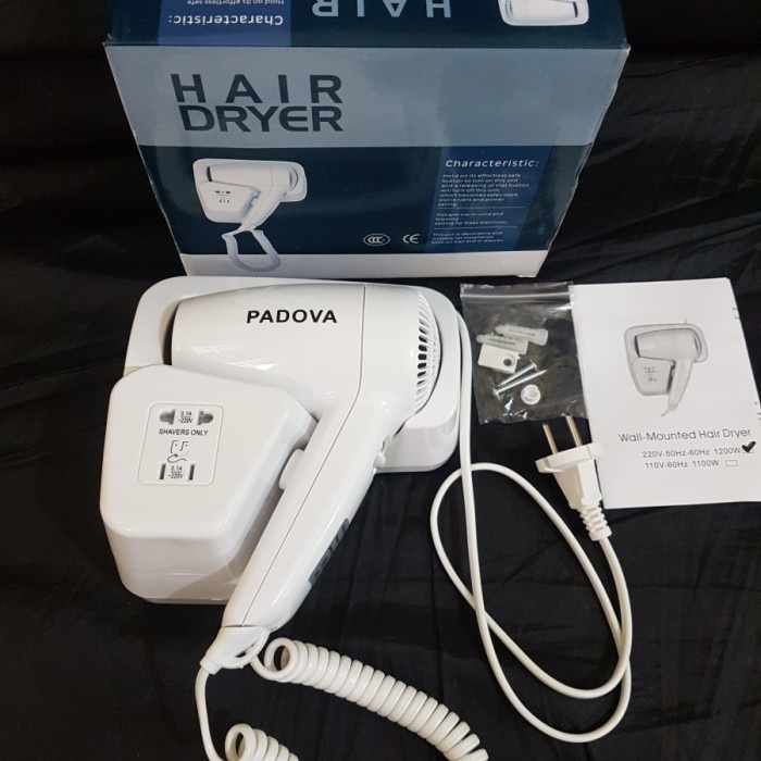 [New Ori] Hair Dryer Padova  Pengering Rambut Hotel Diskon