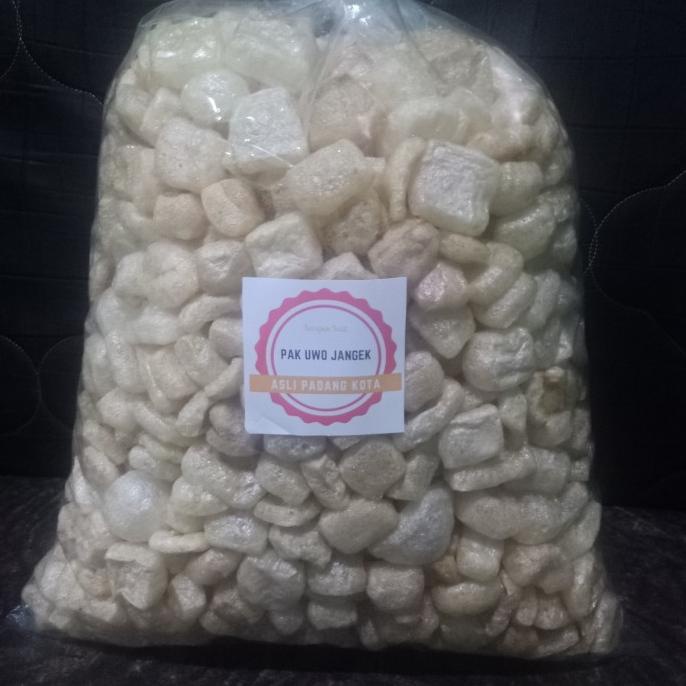 

Kerupuk Kulit | Kerupuk Jangek | Kerupuk Rambak | PadangKota Berat 1kg H24S