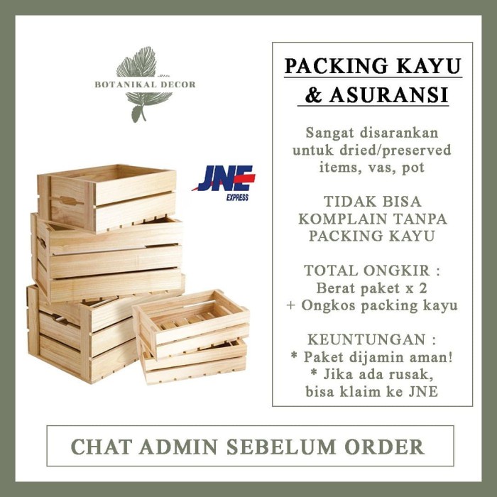(4KG) PACKING KAYU JNE