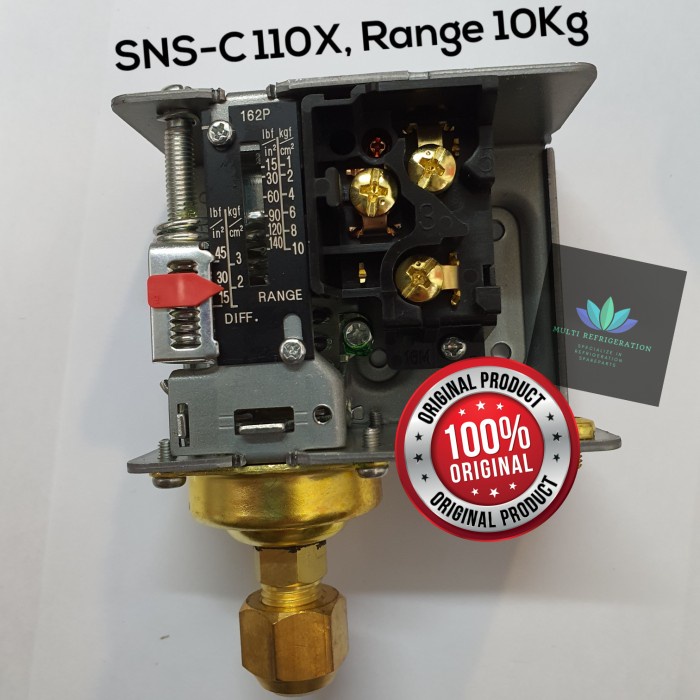 ORIGINAL Pressure switch SAGINOMIYA SNS C110X