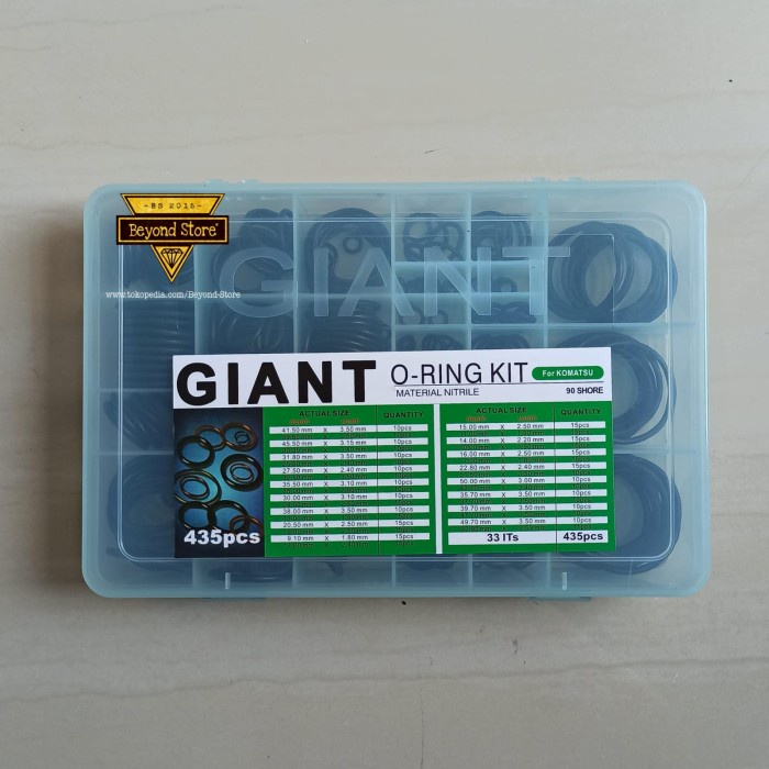 Oring Kit Komatsu Oring Set Box Giant