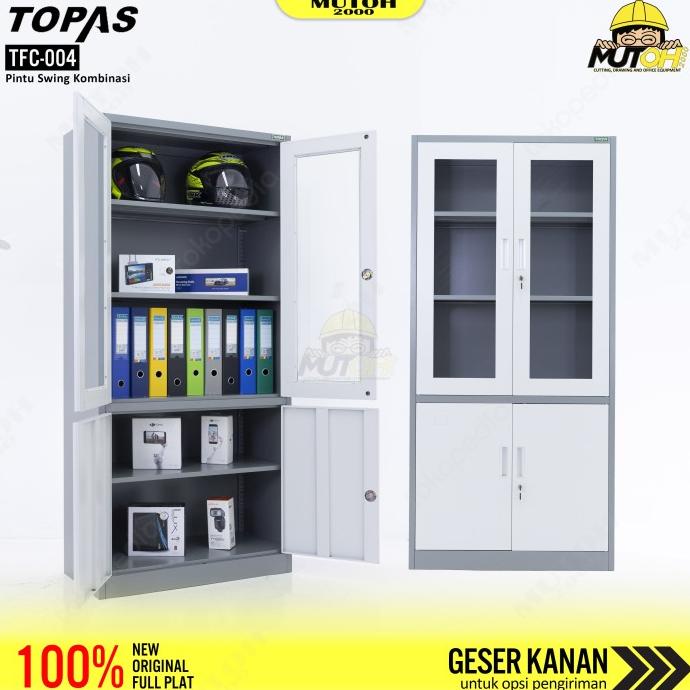 

Topas Tfc-004 Lemari Arsip Besi Pintu Kombinasi Swing Stok Terbatas