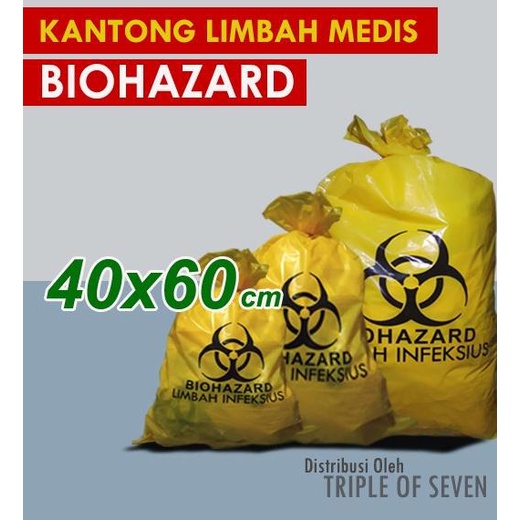 Kantong Plastik Kuning Biohazard Infeksius