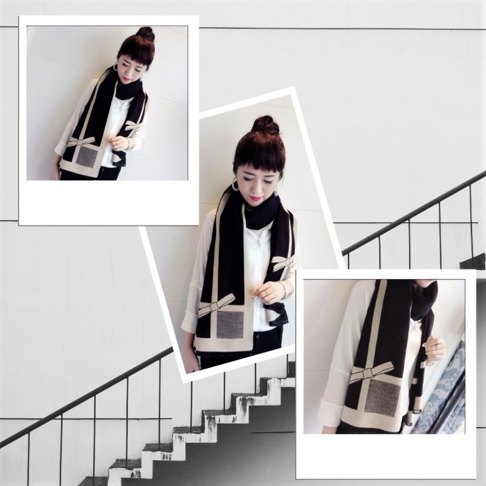 Syal Tebal Wanita / Scarf Winter Cantik / Syal Wool Musim Dingin