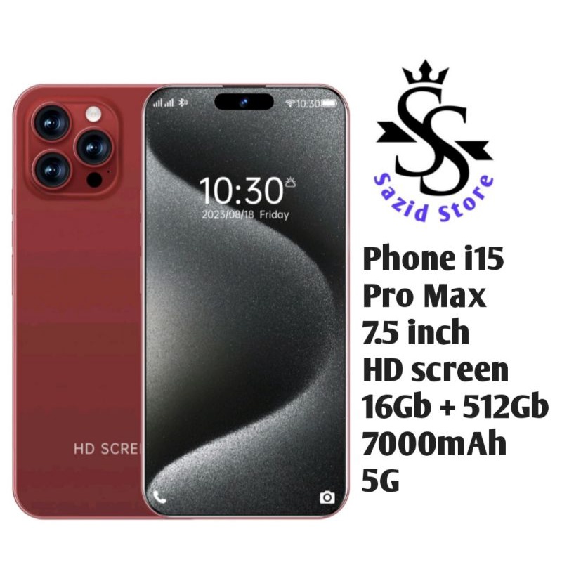 [Sazid Store] Hp phone i15 pro max 16Gb red