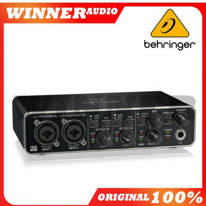 SOUNDCARD BEHRINGER UPHORIA UMC 204HD