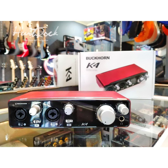 Buckhorn K4 Soundcard ZOOM PODCAST SMULE ONLINE