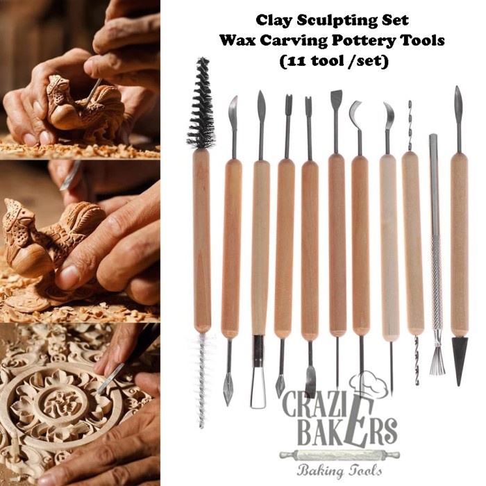 

Clay Sculpting Set Wax Carving Pottery Tools (11 Tool /Set)