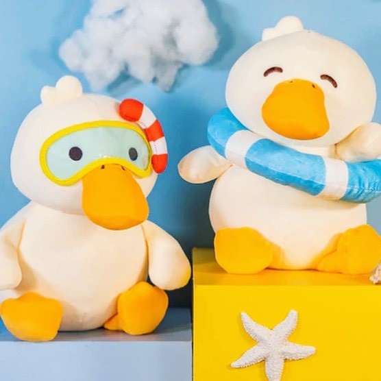 Terbaru Miniso Boneka Bebek Lucu Mainan Anak Lembut Boneka Binatang Duck Doll