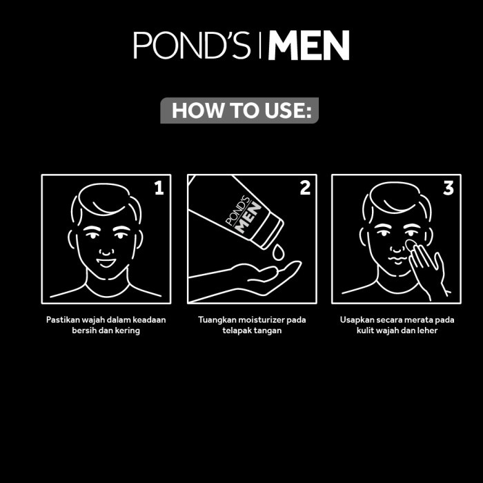 Terbaru Ponds Men Bright Boost Face Moisturizer - 20Ml