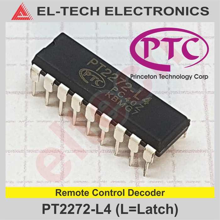 TERLARIS PT2272 PT 2272 L4 M4 PT2272-L4 PT2272-M4 Remote Control Decoder
