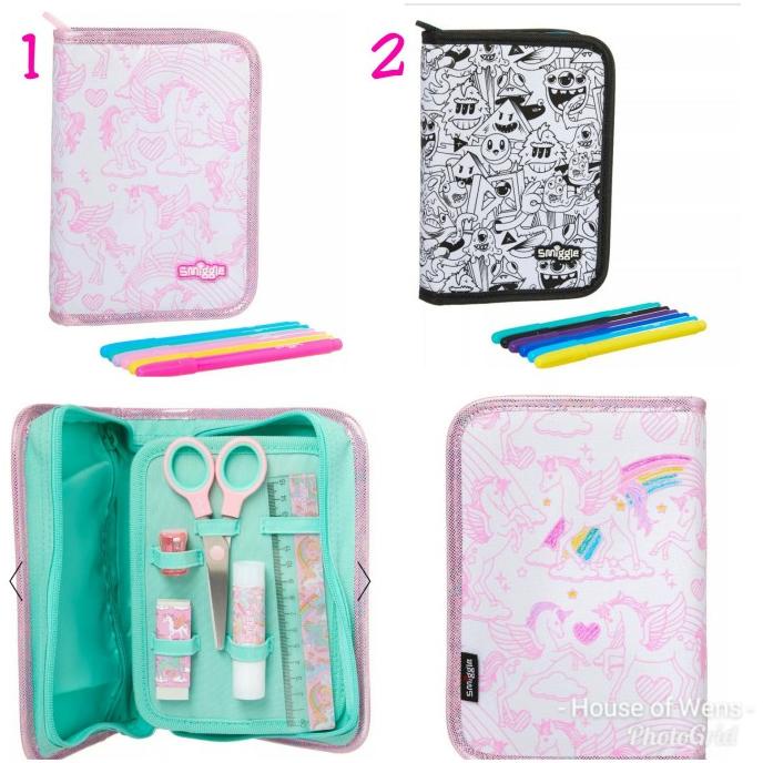 

Smiggle Diy Lets Go Triple Pocket Pencil Case Kit - Tempat Pensil Set Berkualitas