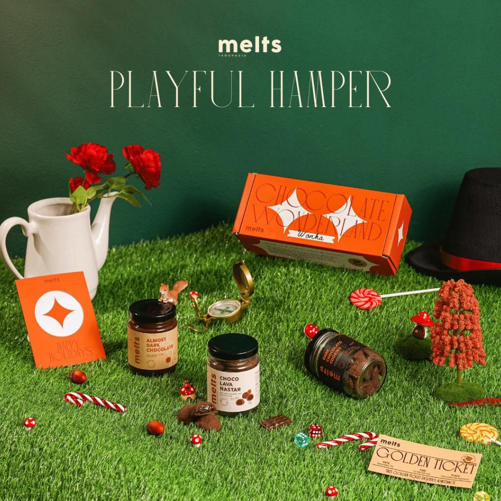 

Original Instant Service - Melts Playful Hamper | Hadiah Gift Set Kado Natal New Year Christmas Corporate Terlaris