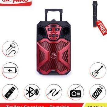 Niko Speaker Trolley Echo8 Speaker Bluetooth Portable 8 Inch