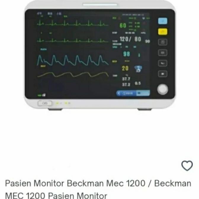 Patient Monitor Mec1000 12 Inch Ecg-Nibp,Spo2,Temp