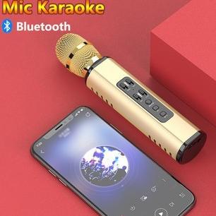 Mic K6 Wireless Bluetooth Karaoke Player Microphone Speaker Ktv