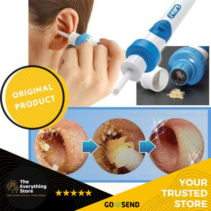 I-Ear Alat Pembersih Sedot Kotoran Kuping Telinga Bertekhnologi