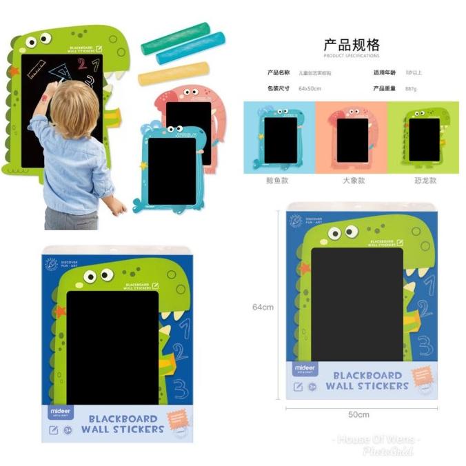 

Elc Mideer Blacoard Wall Sticker - Papan Tulis Anak Original Terbaik
