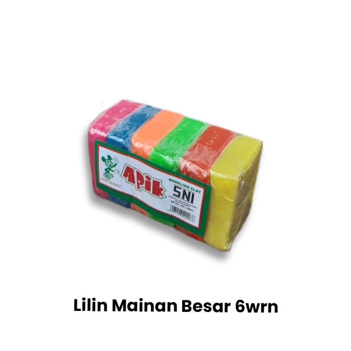 

Gratis Ongkir Lilin Malam Mainan Modeling Clay Besar Set 6 Warna