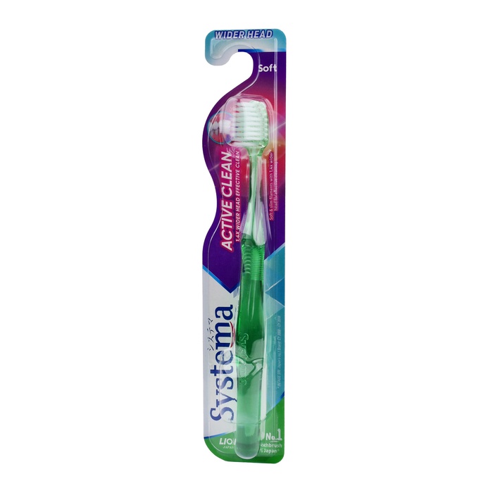 

Gratis Ongkir Sikat Gigi Systema Toothbrush Active Clean Soft
