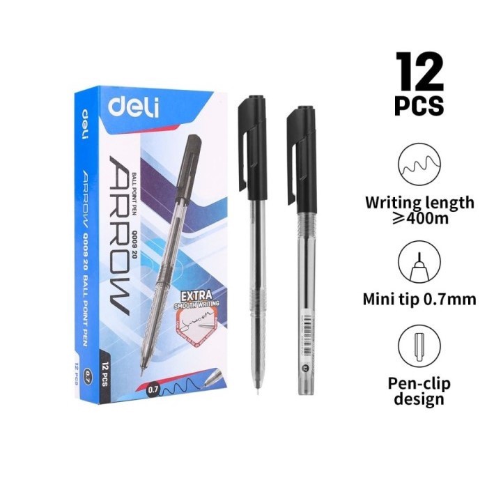 

Gratis Ongkir Pulpen Pen Deli Q009 Ujung Lancip Neddle Tip Ballpoint 0.7 Mm