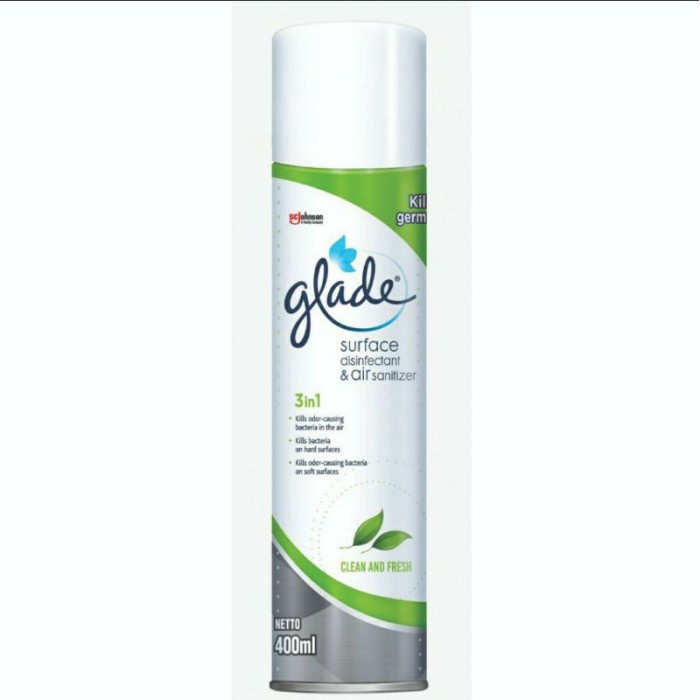Gratis Ongkir Pengharum Ruangan Disinfektan Air Surface Spray Glade 400 Ml
