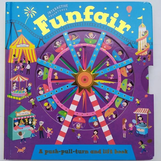 Igloo Books - Funfair Novelty Board Book (Push Pull Turn Lift)